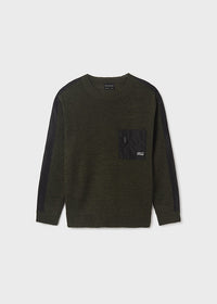 Maglione Contrasti Verde