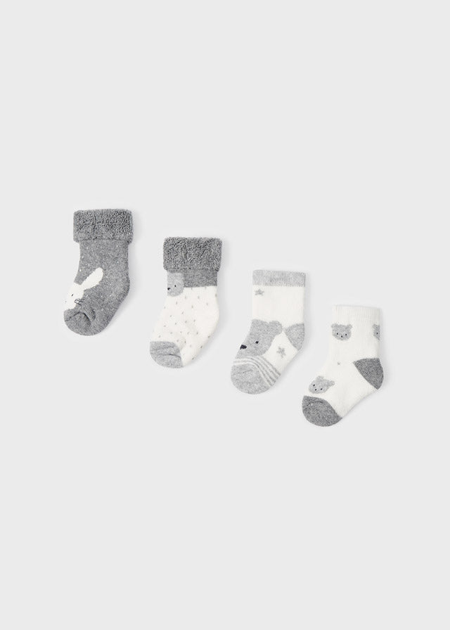 Set 4 Calze Bianche