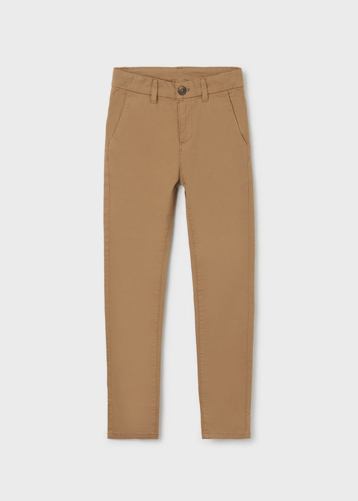 Pantalone Chino Basico Cannella