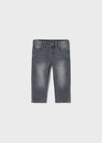 Pantalone Soft Denim Grigio scu