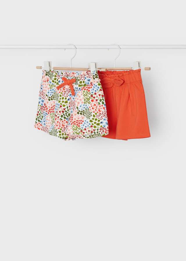 Set 2 Pantaloni Corti Arancia