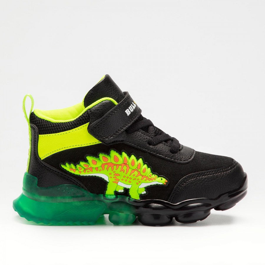 Scarpa Bambino Stegosauro Nera/verde