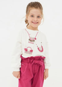 Pullover Ricamato Ecr