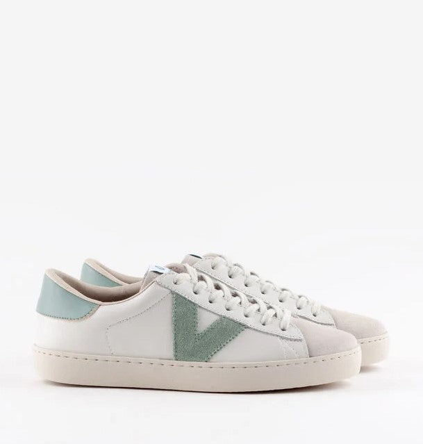 Sneaker Berlin In pelle e Camoscio Beige