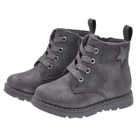 Anfibio Grigio Con Zip Da Bambina