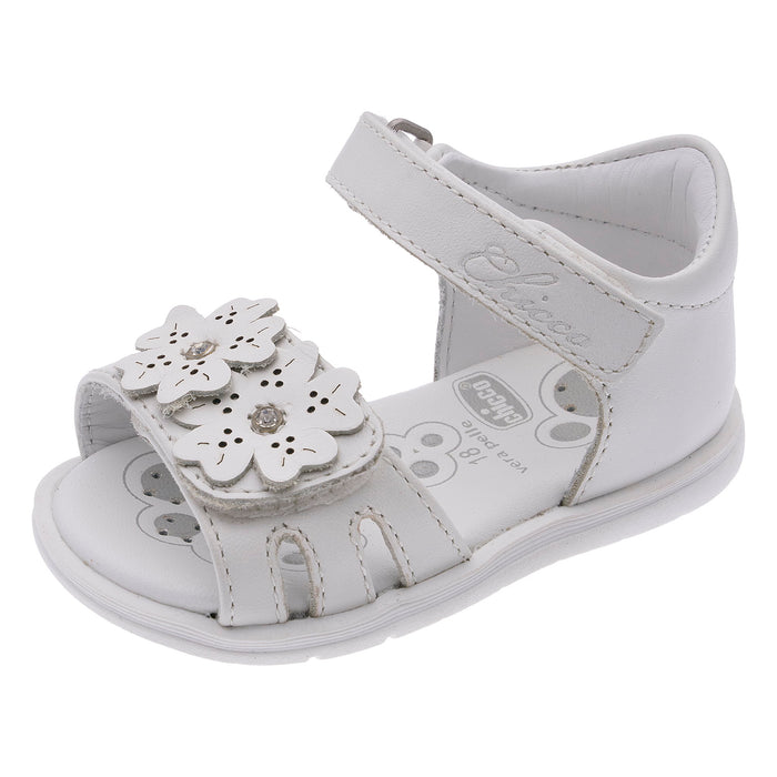 Sandalino Tallone Chiuso Bianco