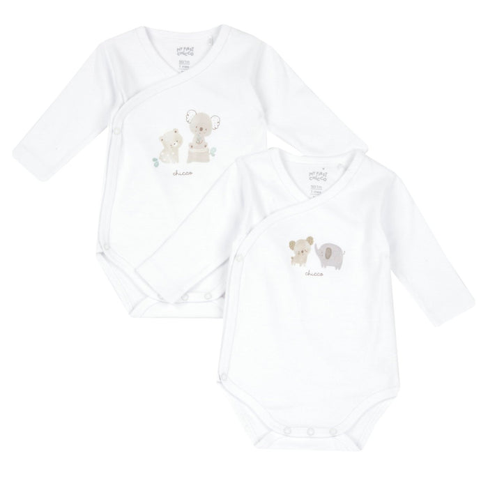 Set 2 Body Incrociato M/L Bianco