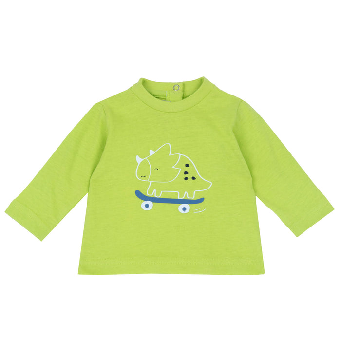 T.Shirt Manica Lunga Verde