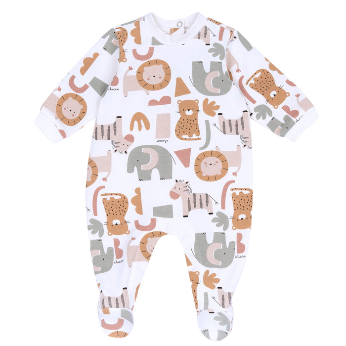 Tutina In Felpa Animal Beige