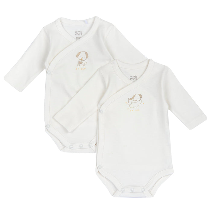 Set 2 Body Manica Lunga Bianco