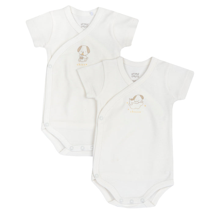 Set 2 Body Manica Corta Bianco