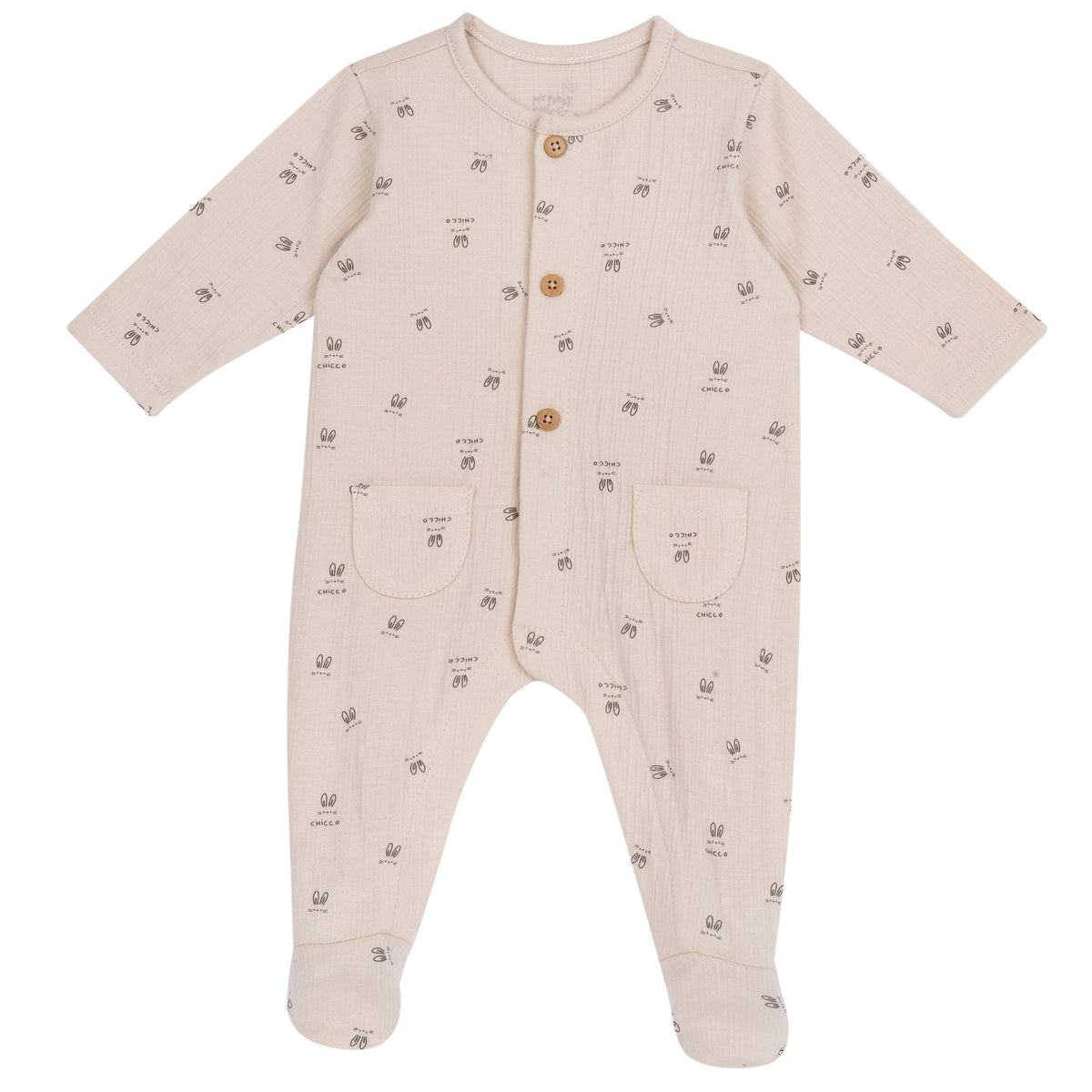 Tutina Lunga In Cotone Beige