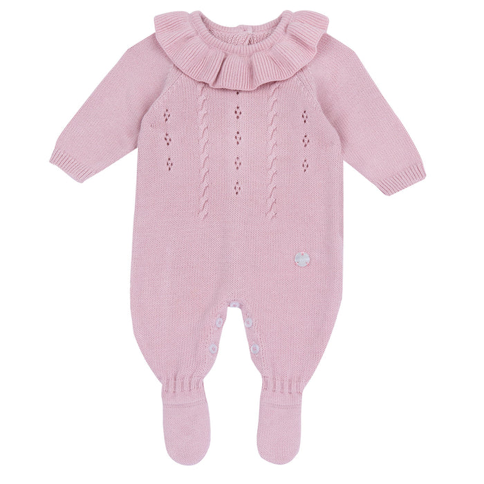 Tutina In Maglia Rosa Antico