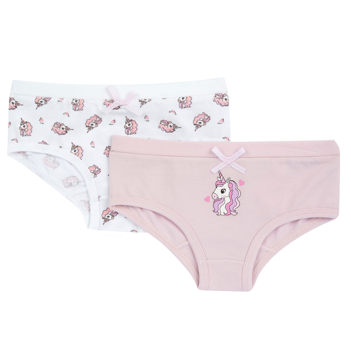 Set 2 Mutandine Rosa E Fantasia