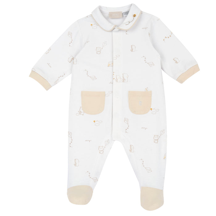 Tutina Lunga Aperta Davanti Bianca