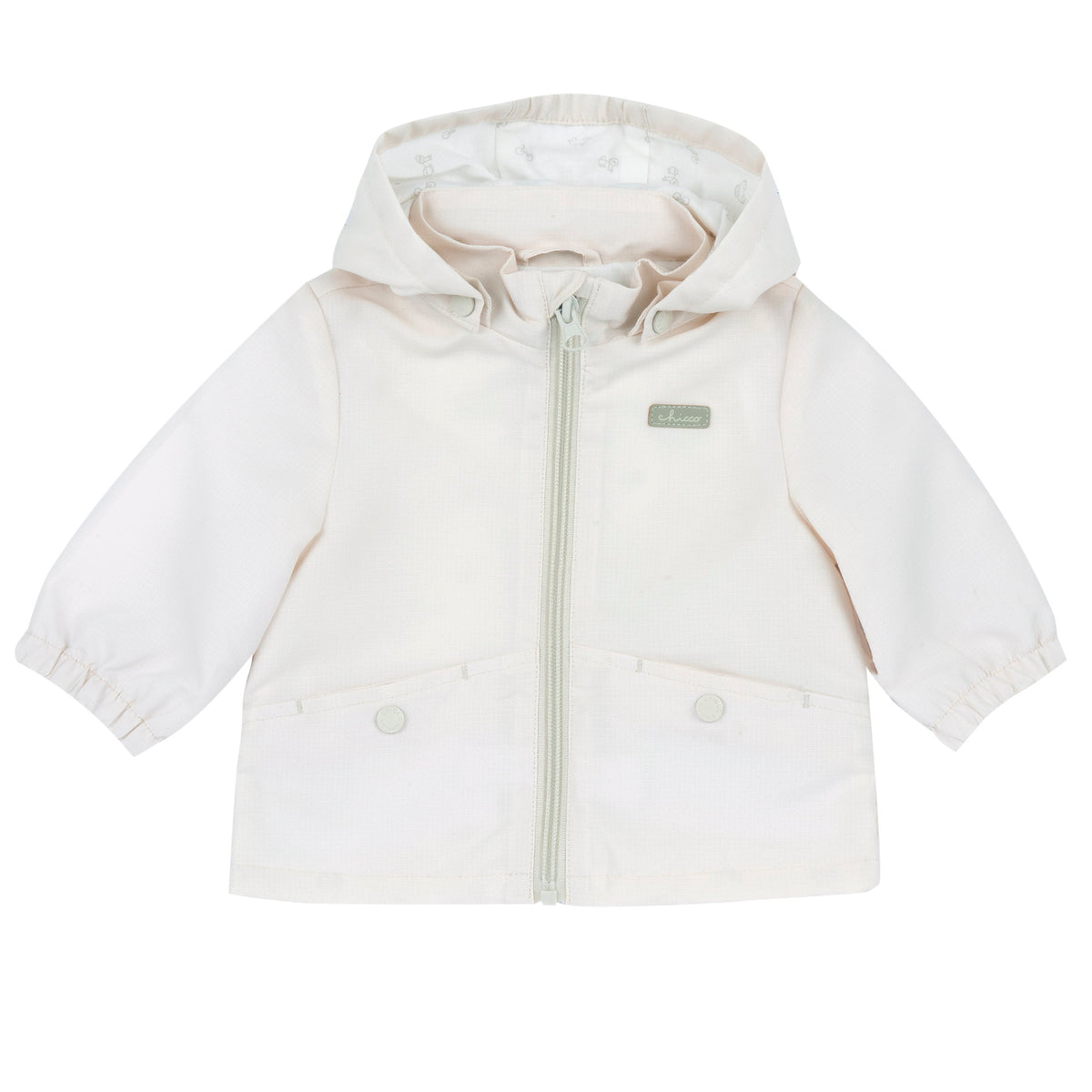 Giubbino Cappuccio Staccabile Beige