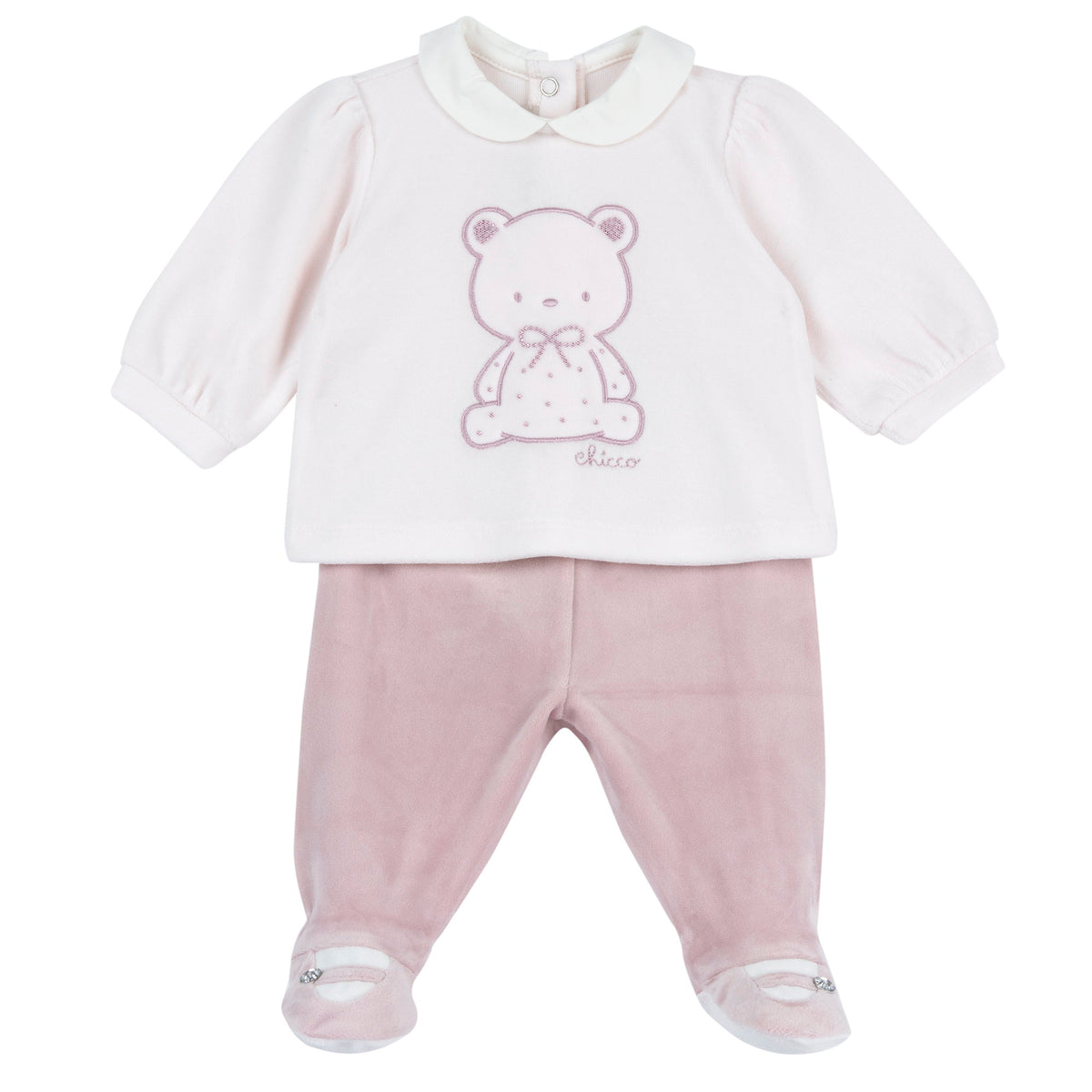 Set 2 Pz Coprifasce+Ghettina Rosa Antico