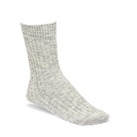Cotton Slub Gray White
