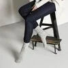 Cotton Slub Gray White