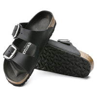 Arizona Big Buckle Black Oiled Leather