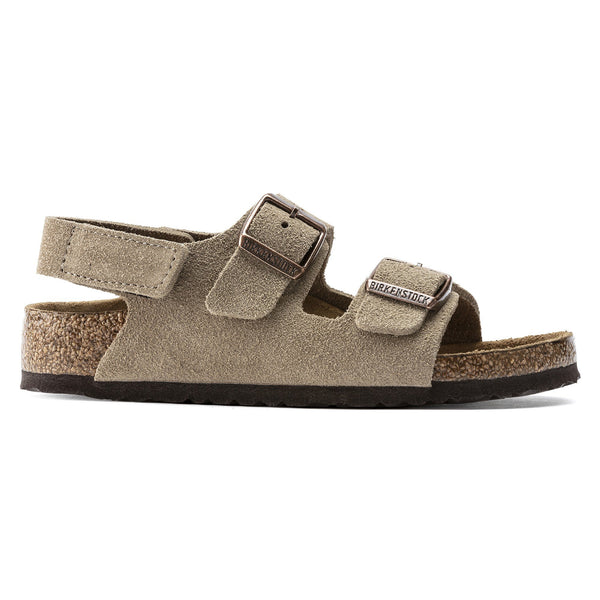 Milano Hl Kids Taupe Suede Leather