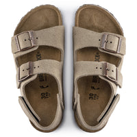 Milano Hl Kids Taupe Suede Leather