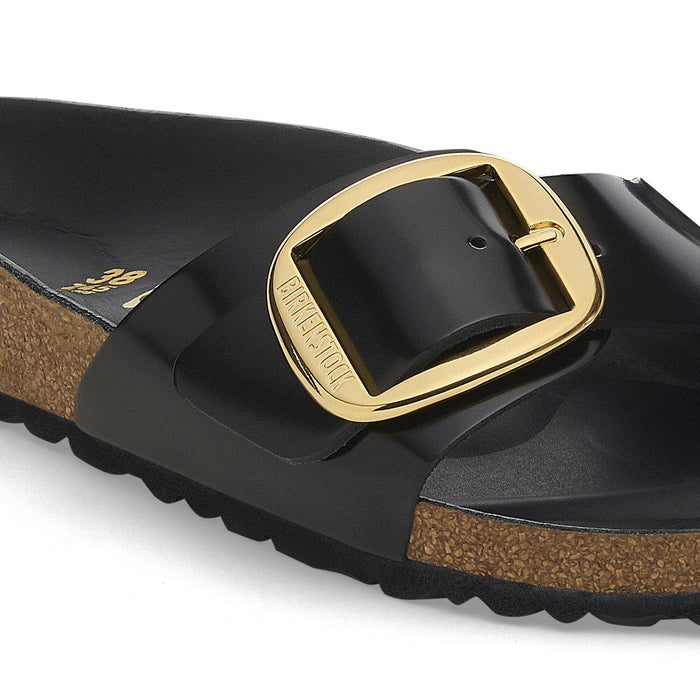 Madrid Big Buckle shine black Natural Leather