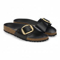 Madrid Big Buckle shine black Natural Leather