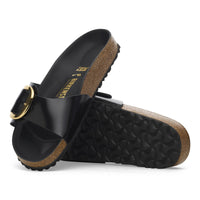 Madrid Big Buckle shine black Natural Leather