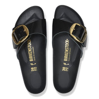 Madrid Big Buckle shine black Natural Leather