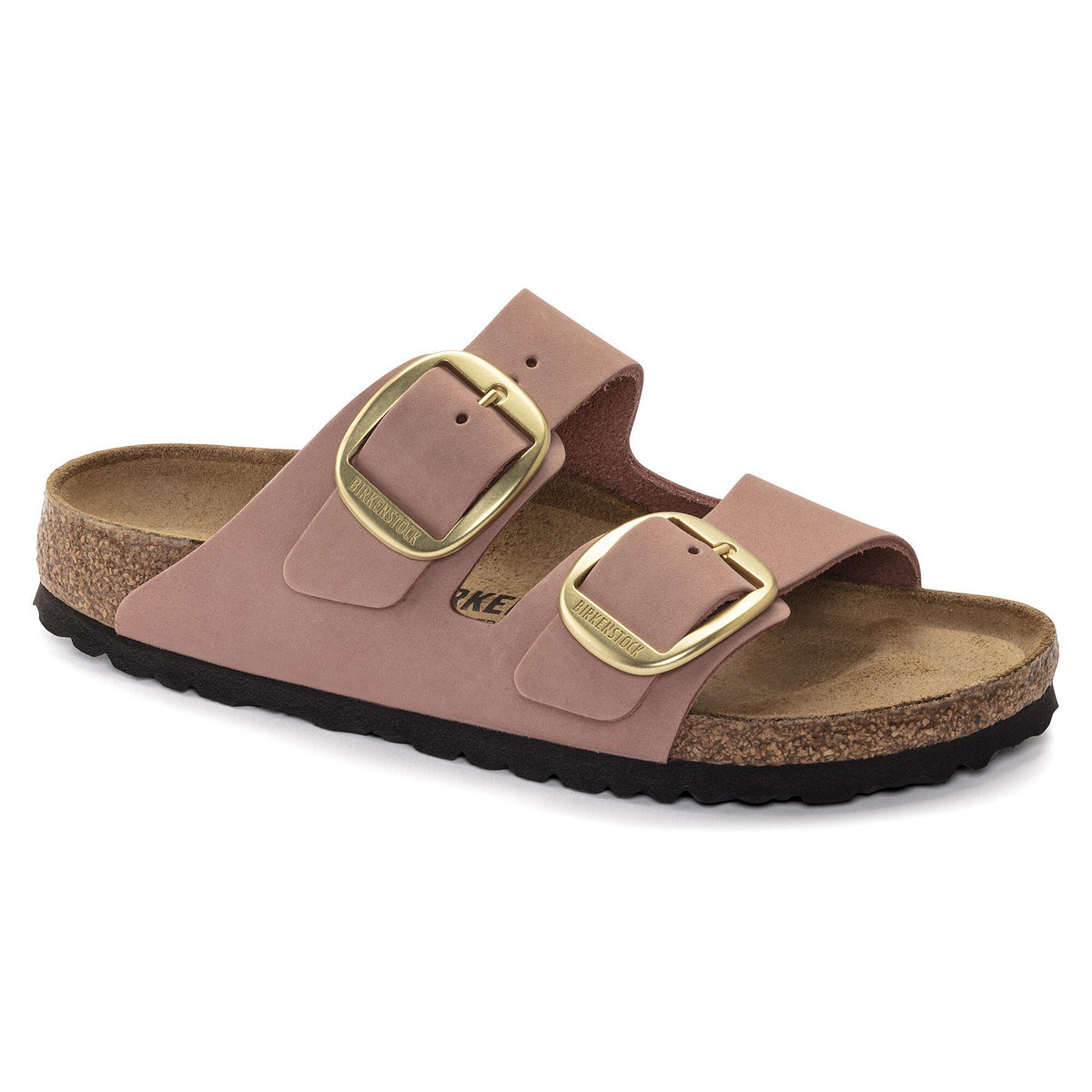 Arizona Big Buckle Old Rose Nubuck Leather