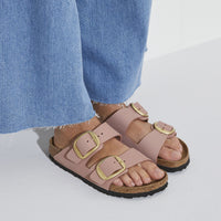 Arizona Big Buckle Old Rose Nubuck Leather