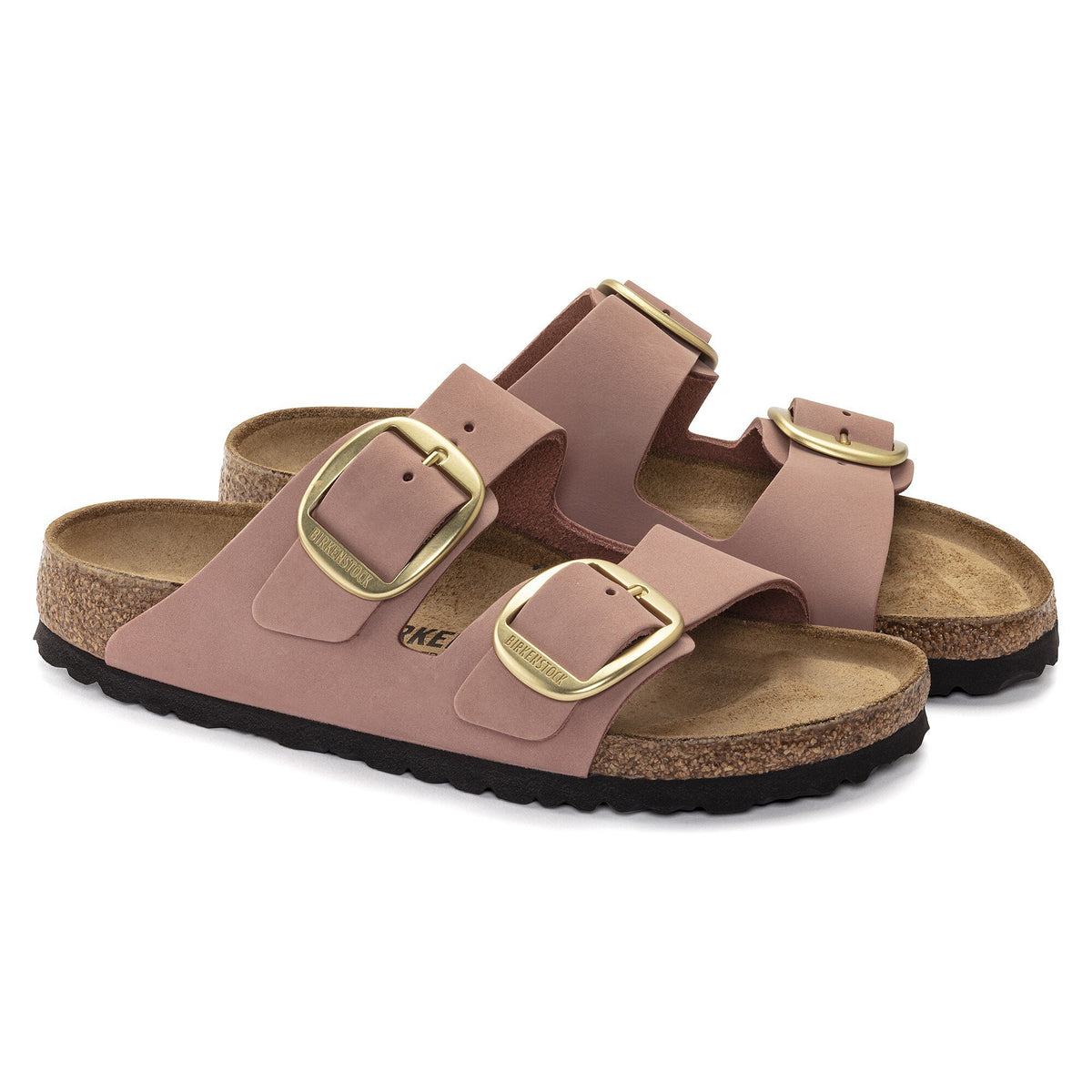 Arizona Big Buckle Old Rose Nubuck Leather