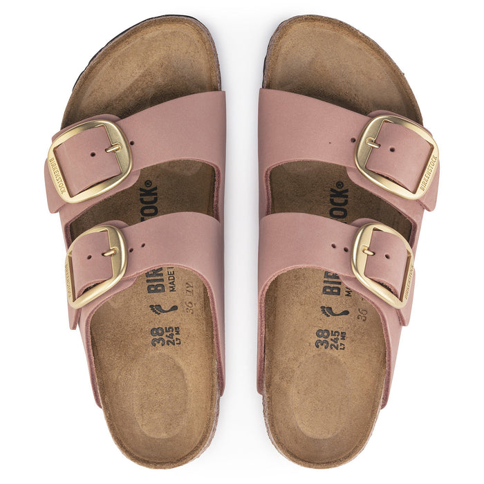 Arizona Big Buckle Old Rose Nubuck Leather