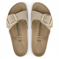 Madrid Big Buckle Sandcastle Nubuck Leather