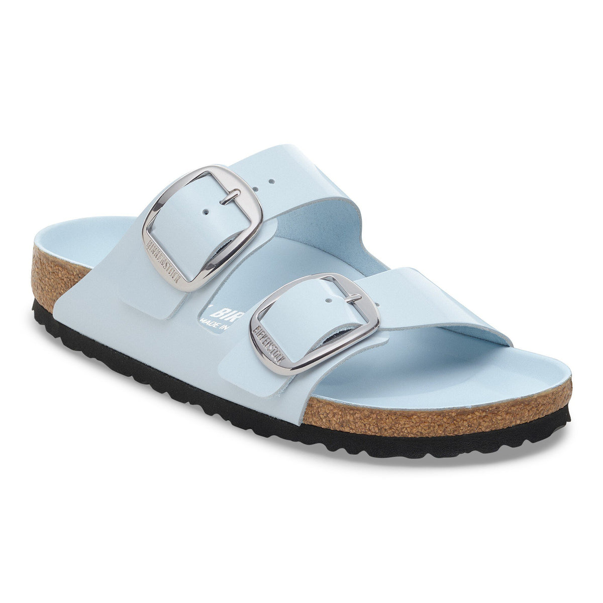 Arizona Big Buckle shine blue Natural Leather