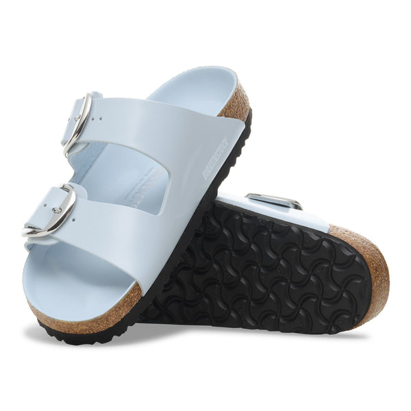 Arizona Big Buckle shine blue Natural Leather