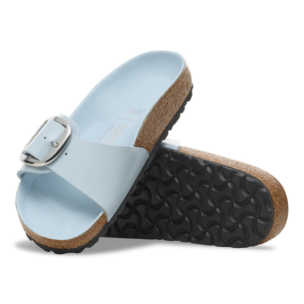 Madrid Big Buckle shine blue Natural Leather