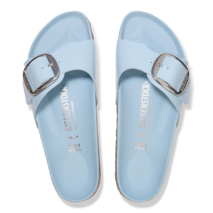 Madrid Big Buckle shine blue Natural Leather