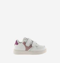 Sneakers Bambina Bianca Rosa