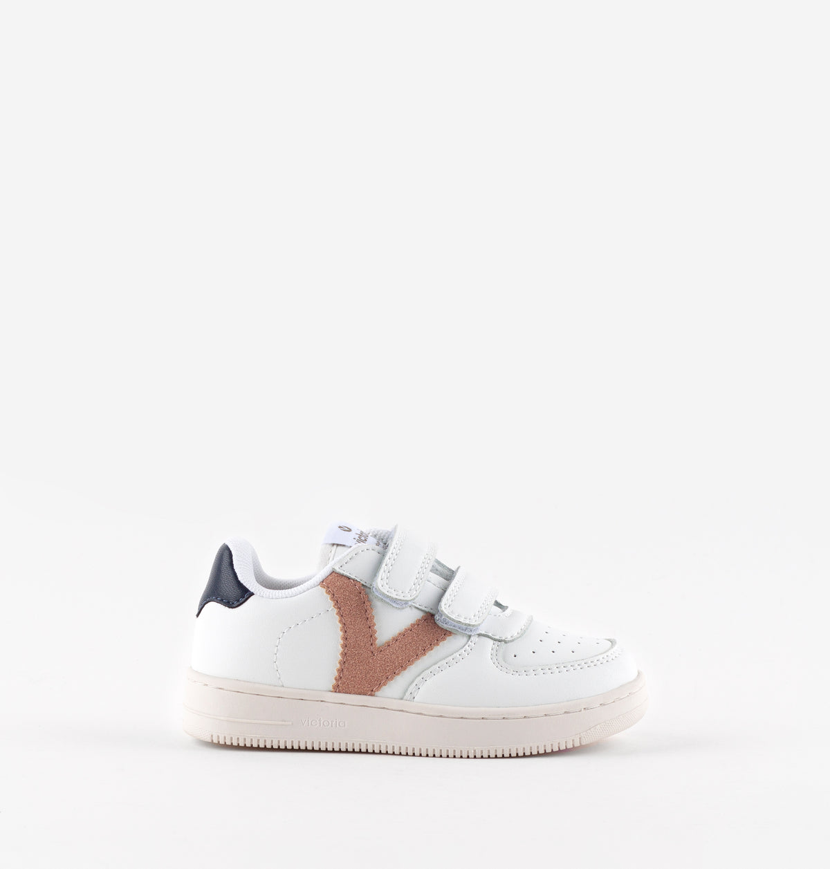 Sneakers Bambino Bianca Blu Marrone