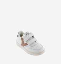 Sneakers Bambino Bianca Blu Marrone