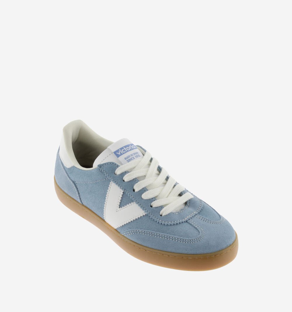 Sneakers Berlin Suede Azzurro