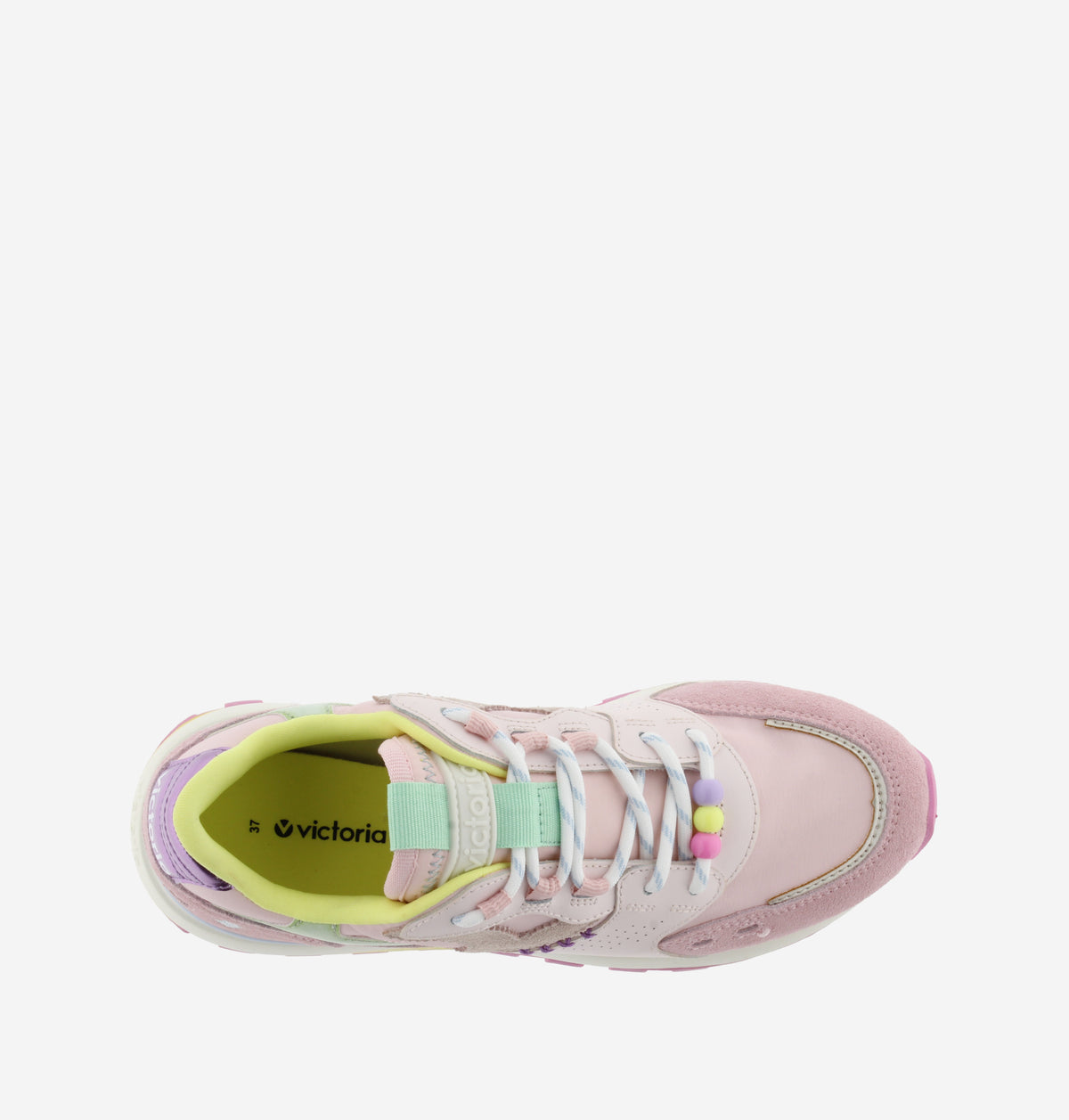 Sneakers Luna Nylon Suede Rosa