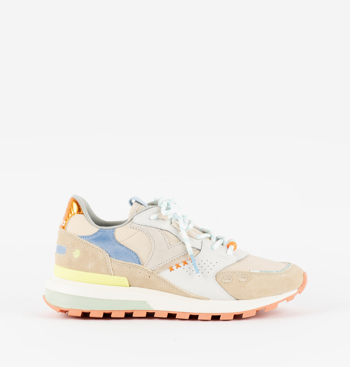 Sneakers Luna Nylon Suede Beige