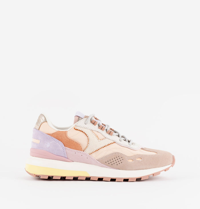 Sneakers Luna Nylon Suede Rosa