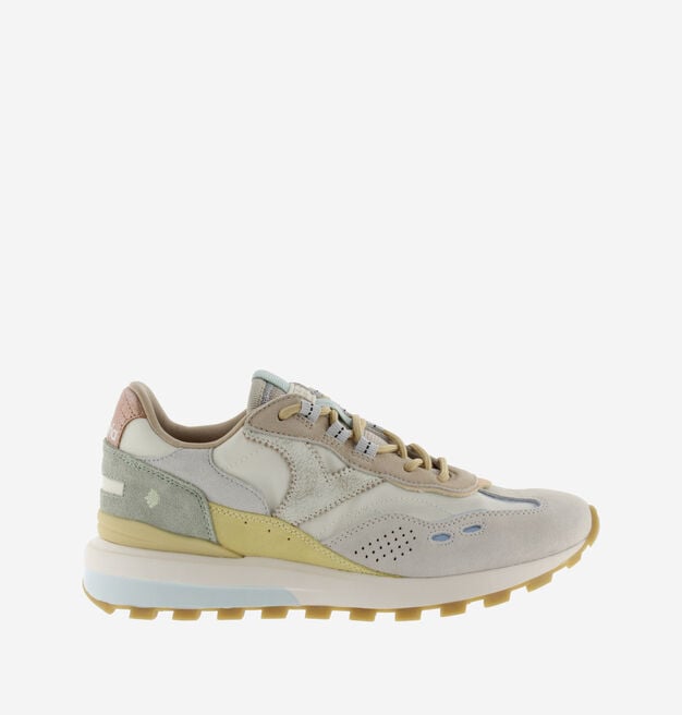 Sneakers Luna Nylon Suede Beige