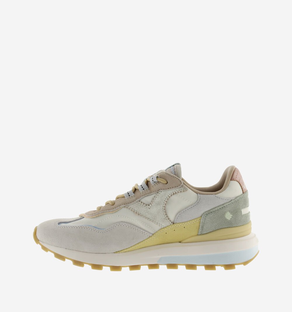 Sneakers Luna Nylon Suede Beige