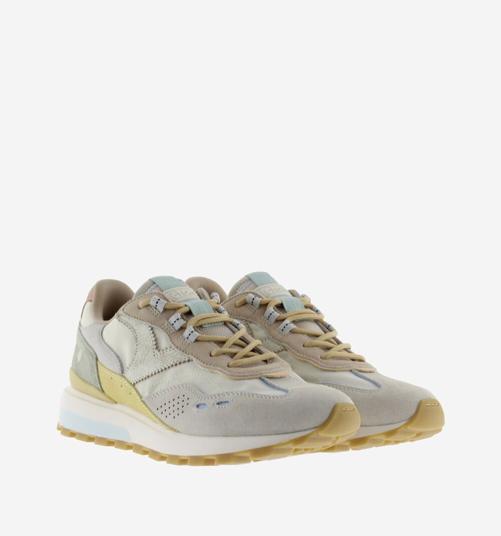 Sneakers Luna Nylon Suede Beige