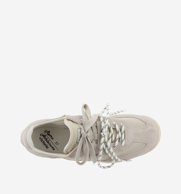 Sneakers Saturno Nylon Suede Beige